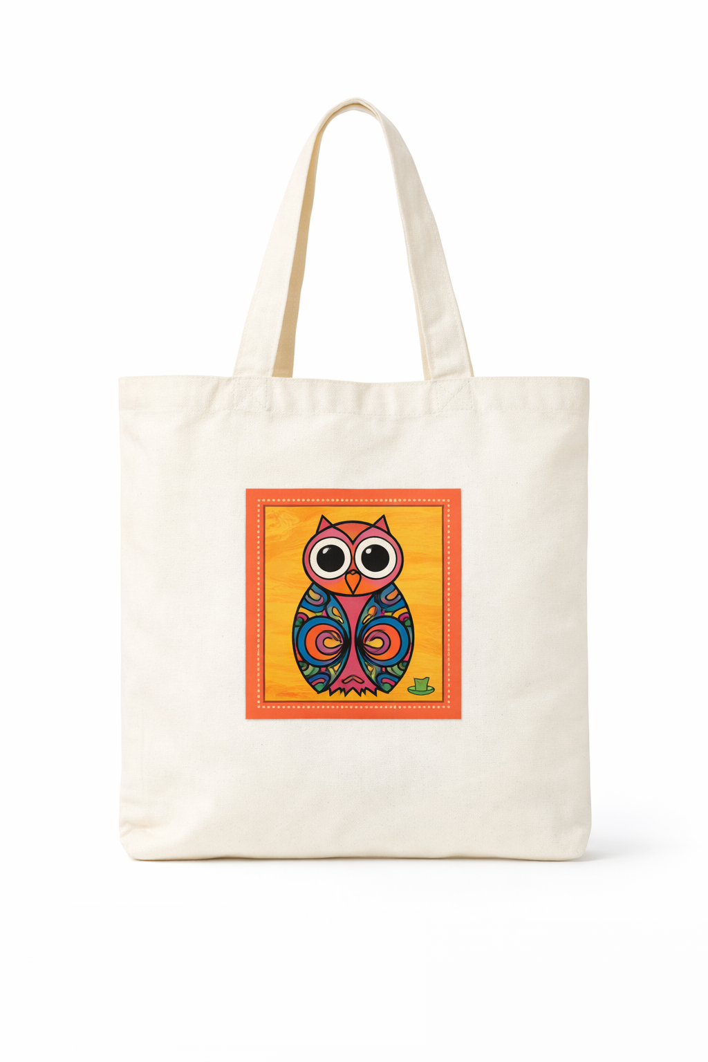 DTF Tote - Owl Print