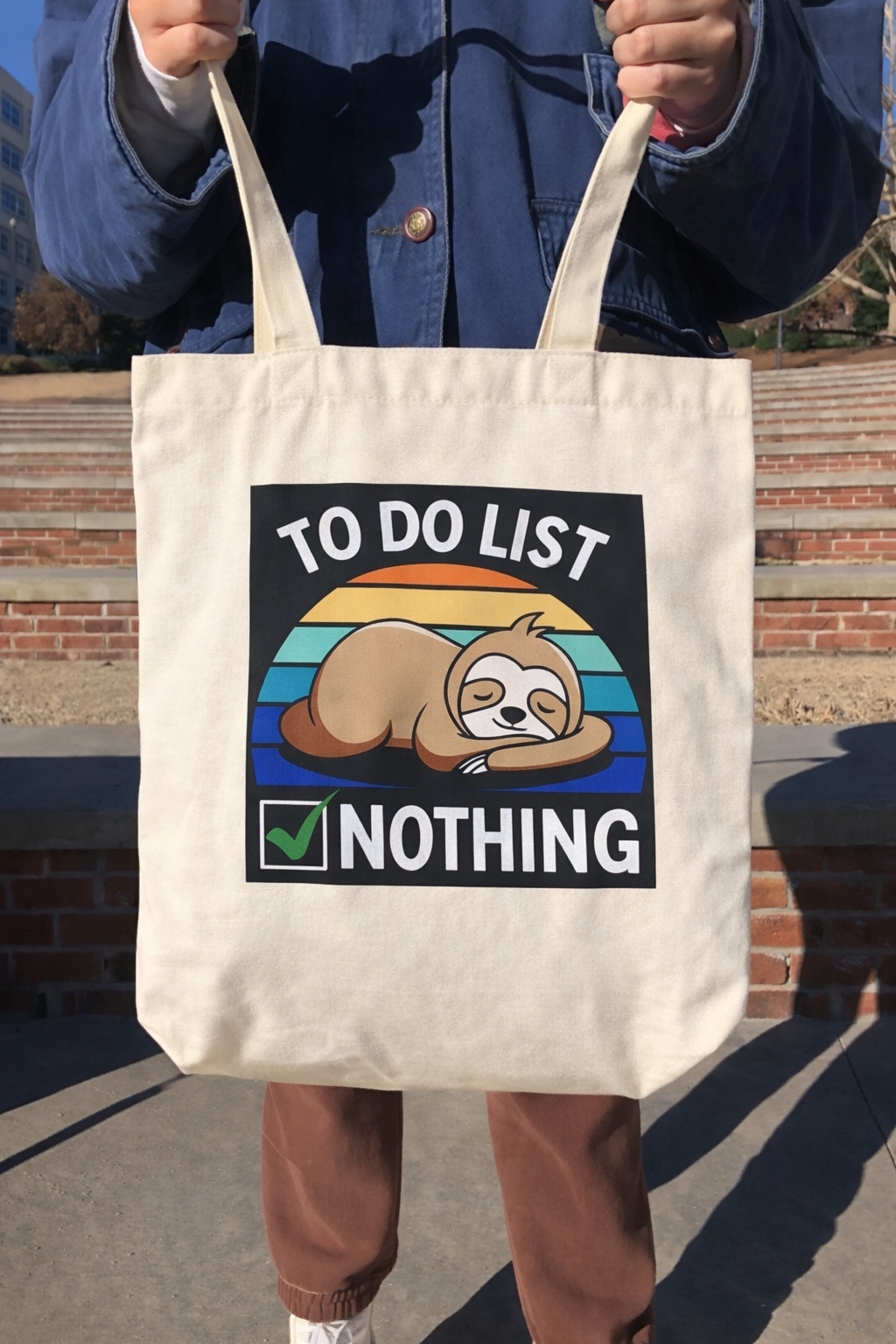 DTF Tote – To-Do List Daily