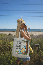 DTF Tote - Minimalistic Turtle Print