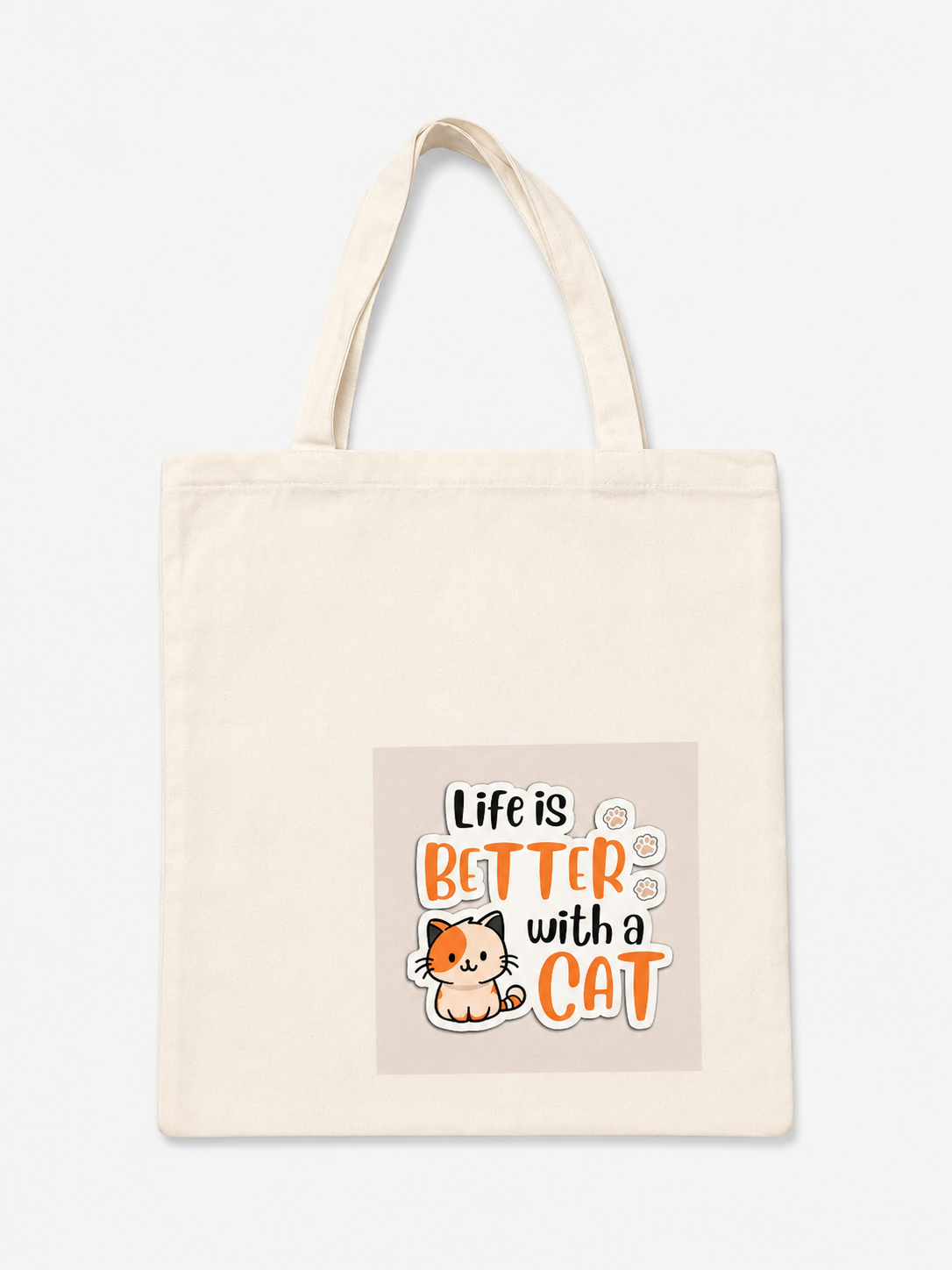 DTF Tote - Whimsy Cat